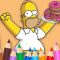 Coloring Book: Simpson Doughnut